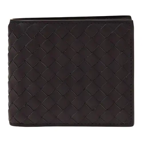 Bottega Veneta Sheepskin Wallet Clutch Men's Brown