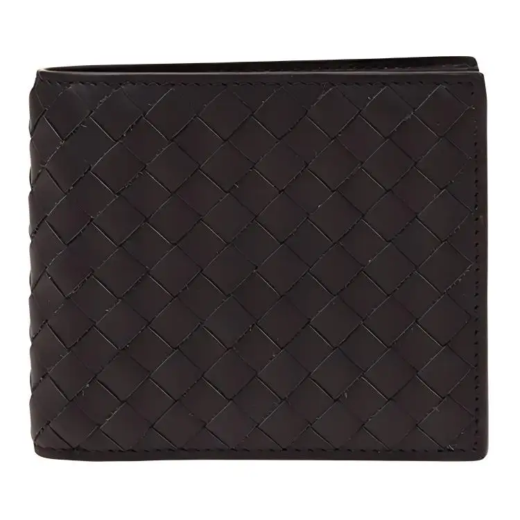 Bottega Veneta Sheepskin Wallet Clutch Men's Brown