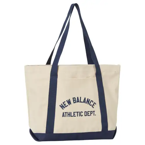 New Balance Cotton Tote Bag, Shopping Bag, Handbag Regular Unisex Blue