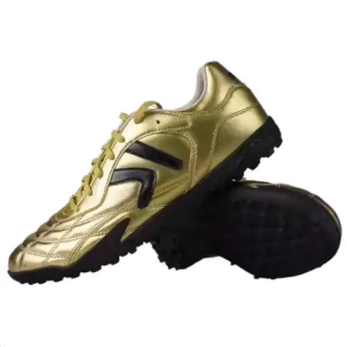 TLSS x KELME Rui 1.1 series T-MARK comfortable practical TF (glue spikes) artificial grass non-slip wear-resistant football shoes men's gold and black