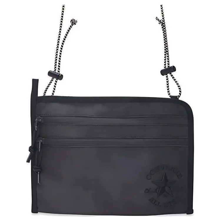 Converse Musette Polyester Shoulder Bag, Crossbody Bag Regular Unisex Black