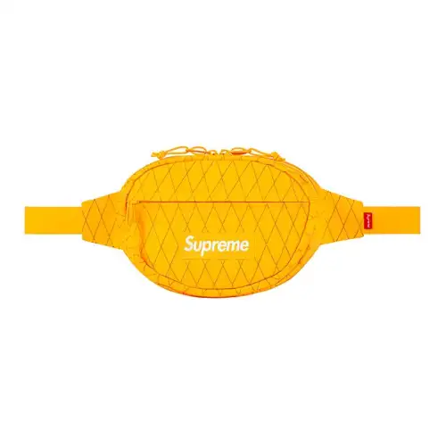 Supreme FW18 Nylon Crossbody Bag, Sling Bag, Fanny Pack Regular Unisex Yellow