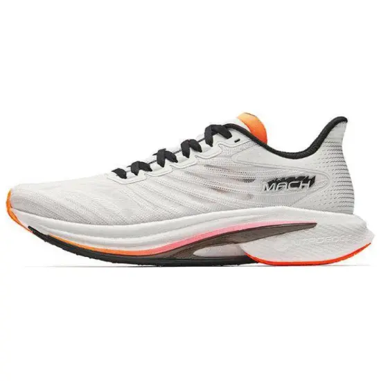 ANTA MACH Mach 4.0 Running Shoes Men Low-Top Papyrus White/Silver