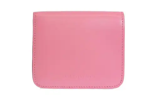 Balenciaga Leather Wallet Regular Women's Pink