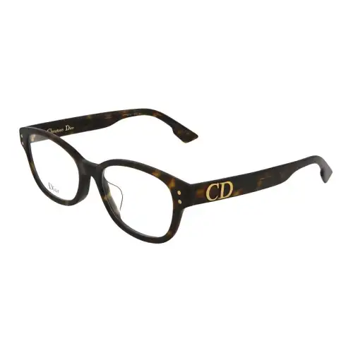 DIOR Acetate Oval Eyeglass Frames Women's Brown