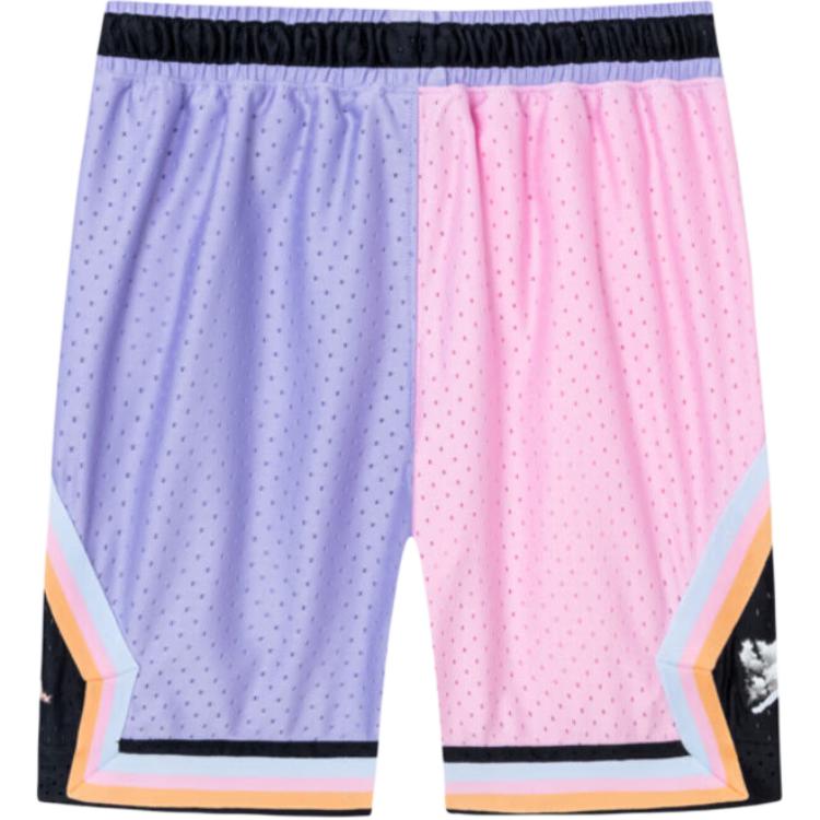 Мужские шорты Jordan Mesh Shorts (сиреневые) — фото 2