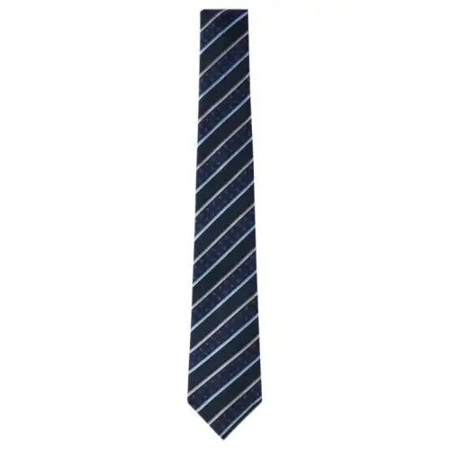LOUIS VUITTON Monogram Silk Ties Men's Blue