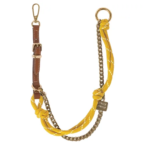 MIU MIU Bag & Luggage Accessory Lock Pendant Women's Yellow