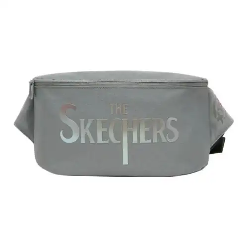 Skechers Fabric Sling Bag, Crossbody Bag, Fanny Pack Regular Unisex Dark Gray