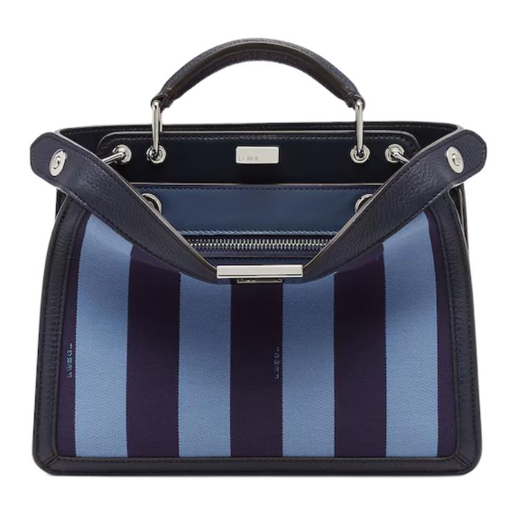 Мужская сумка Fendi Peekaboo ISeeU (синяя)