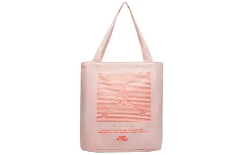 Jordan Polyester Tote Bag, Shopping Bag, Shoulder Bag Women's Light Pink