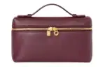Loro Piana ExtraPocket Leather Handbag Women's Red Bean Color