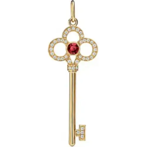 TIFFANY & CO. Tiffany, diamond golden pendant