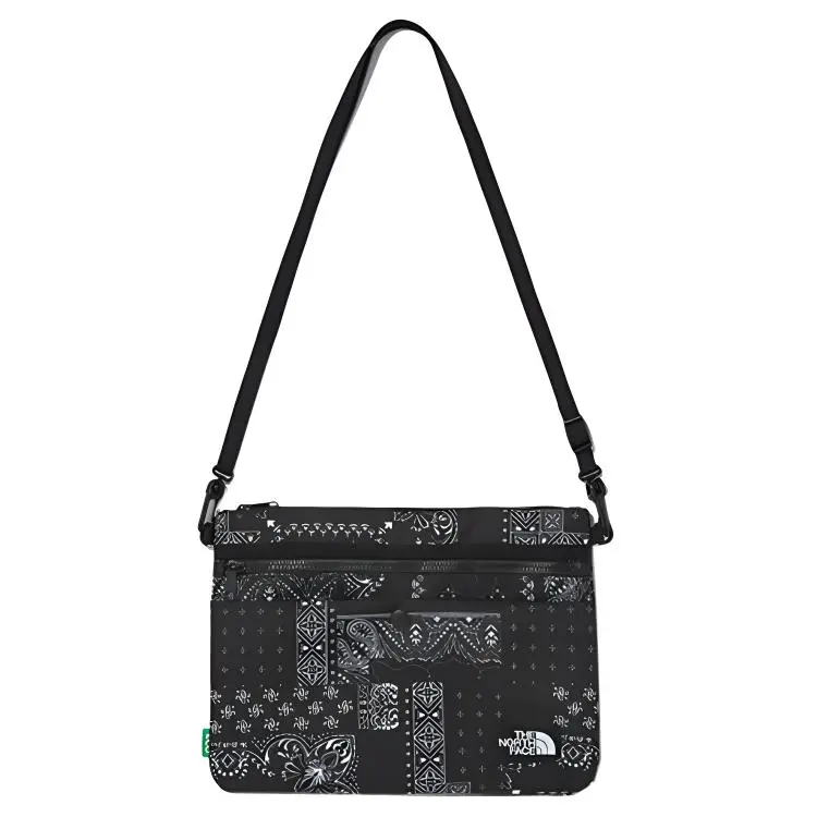 THE NORTH FACE 0.47L Camisole Bag, One Shoulder Handbag, Outdoor Bag Polyester Black Multicolor Unisex