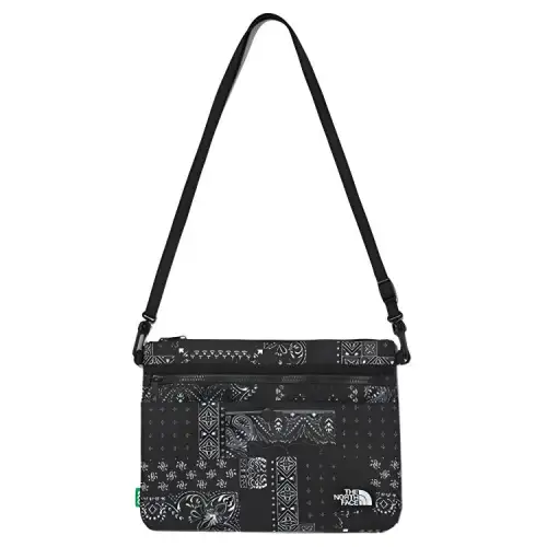 THE NORTH FACE 0.47L Camisole Bag, One Shoulder Handbag, Outdoor Bag Polyester Black Multicolor Unisex