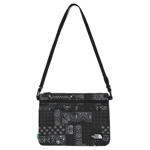 THE NORTH FACE 0.47L Camisole Bag, One Shoulder Handbag, Outdoor Bag Polyester Black Multicolor Unisex