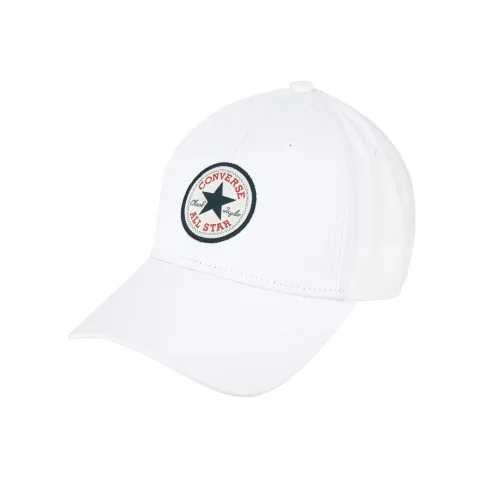 Converse Cotton Baseball Caps Unisex White