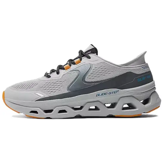 Skechers Sport Running Shoes Men Low-Top Gray/Charcoal Gray