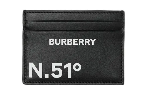 Burberry Coordinates Print Card Holder Black