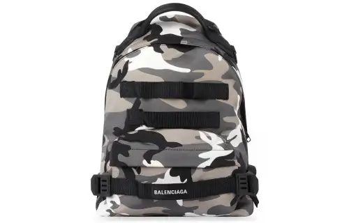 Balenciaga Army Versatile Nylon Backpack Small Men's Black