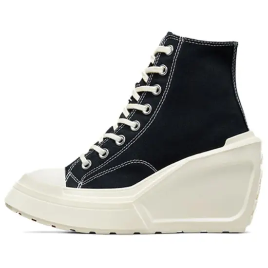 Converse Chuck 70 Women's De Luxe Wedge 'Black Egret'