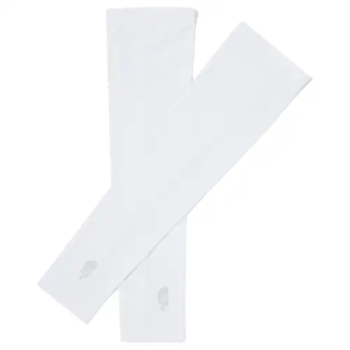 THE NORTH FACE Brand Logo Nylon Sun Protection Sleeves Unisex White