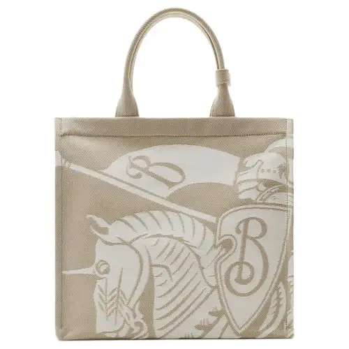 Burberry Canvas Bag, Tote Bag, Shopping Bag, Handbag Small Women's Orion Beige