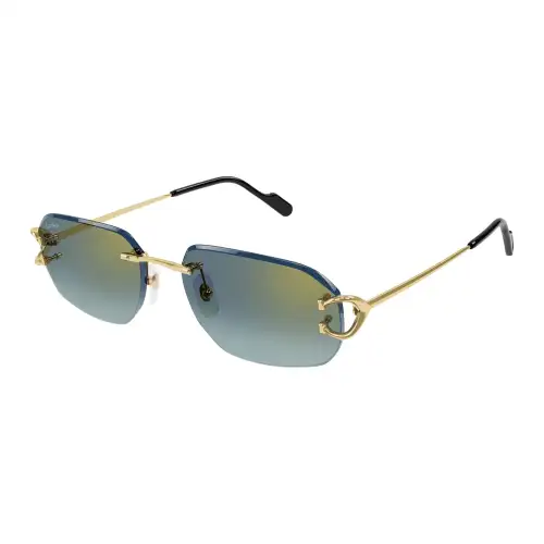 Cartier Geometric Frame Sunglasses