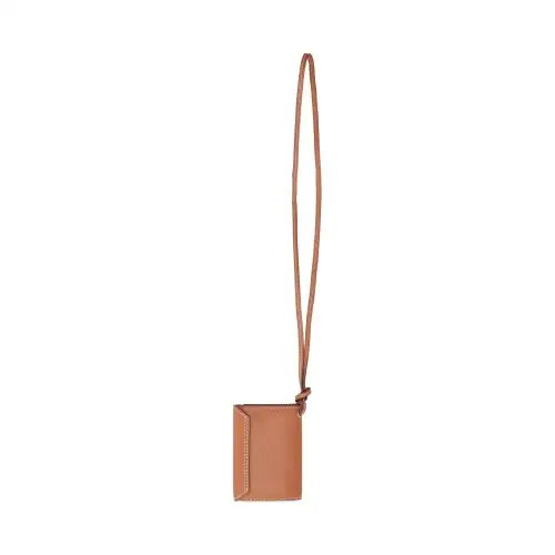 Jacquemus Cow Leather Wallet Men's Light Brown