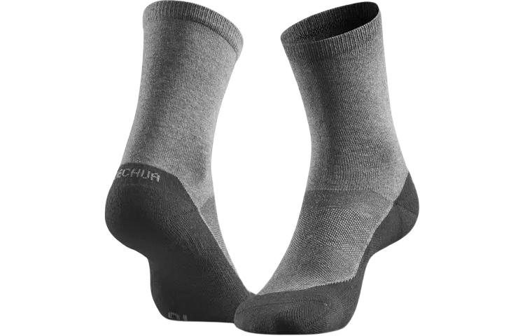 DECATHLON Knee High Socks Unisex 2 Pack Gray
