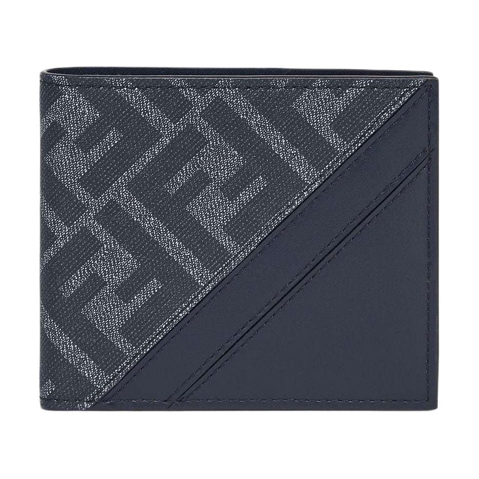 Мужской кошелек Fendi Diagonal (синий)