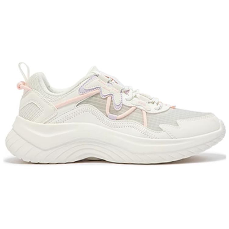 361° Slip Resistant Abrasion Resistant Low top Running Shoes Women’s White Purple