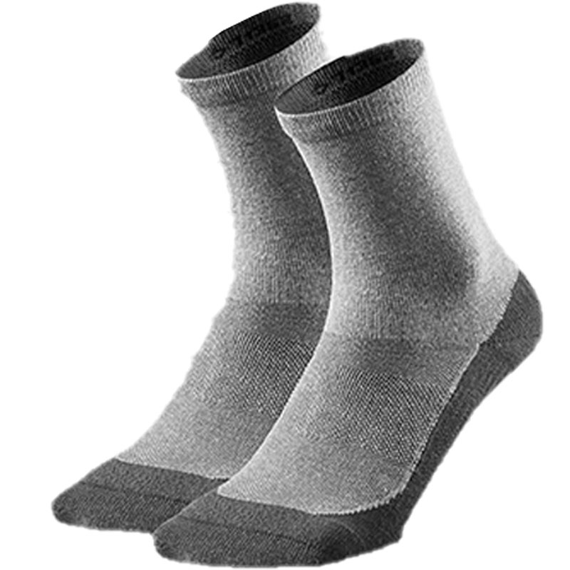 DECATHLON Knee High Socks Unisex 2 Pack Gray