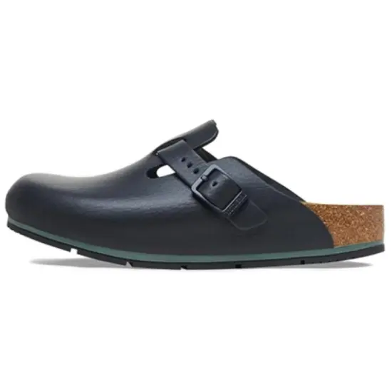 Birkenstock Boston Pro Natural Leather Sandals 'black'