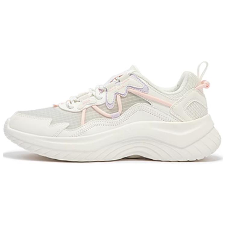 361° Slip Resistant Abrasion Resistant Low top Running Shoes Women’s White Purple