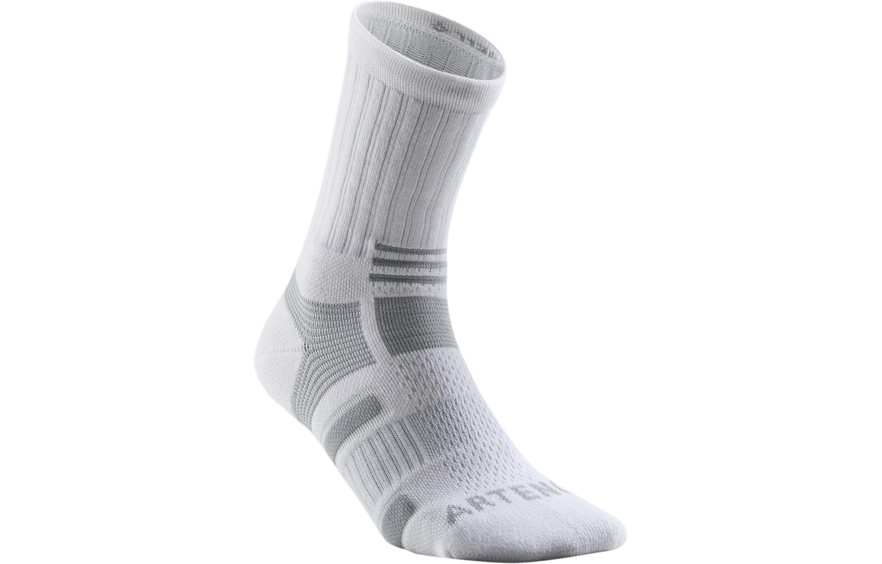 DECATHLON Knee High Socks Unisex 3 Pack White