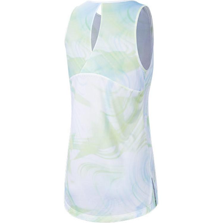 Anta Running Collection Running Tank Top Women’s Lime Green/All Over Print