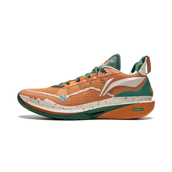 LINING JB2 Basketball Shoes Men Low Top Burnt Orange/Ecru