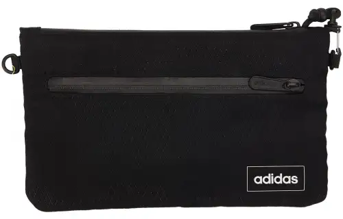 Adidas Nylon Shoulder Bag Unisex Black