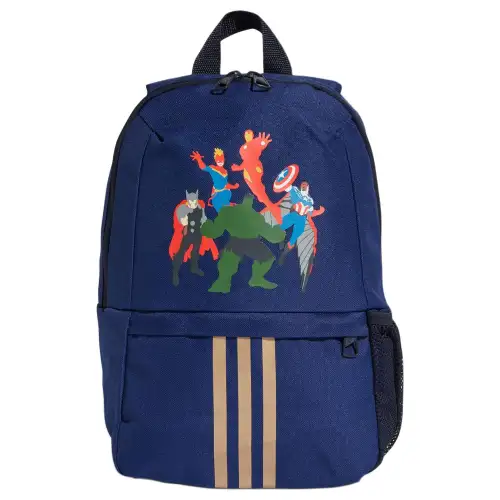 Adidas Marvel, Collaboration Recycled Material Polyester Backpack Regular Men's Ink Blue