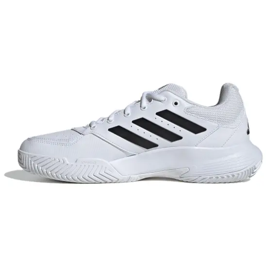 Adidas GAMECOURT 2 Tennis Shoes Unisex Low-Top White Black
