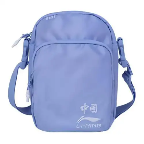 Li Ning Polyester Crossbody Bag, Shoulder Bag Unisex Haze Blue