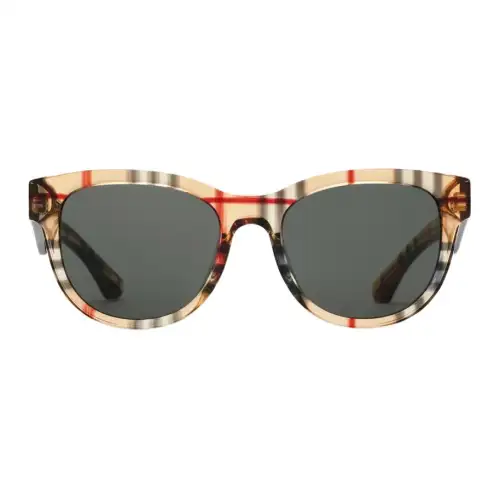 Burberry Eyewear Vintage Check Round frame Sunglasses