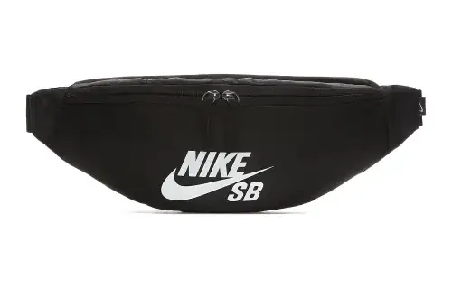Nike Polyester Fanny Pack, Shoulder Bag, Crossbody Bag Regular Unisex Black