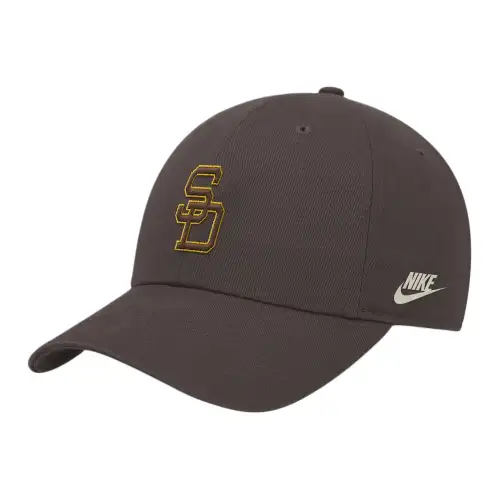 Nike Cotton Baseball Caps Unisex Brown