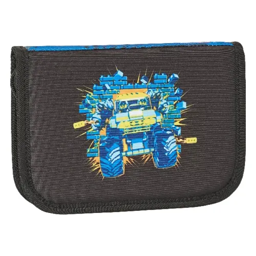 LEGO Polyester Pencil Case Travel Storage Bag Kids' Brown & Blue