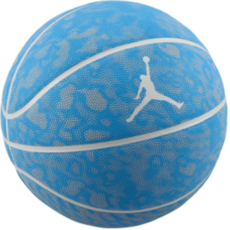 Jordan Rubber Basketball Blue Size 7 Ball Training Competition Unisex