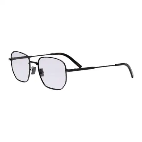 DIOR Metal Irregular Shape Sunglasses Unisex Black