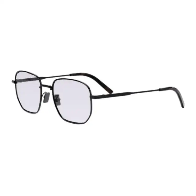 DIOR Metal Irregular Shape Sunglasses Unisex Black