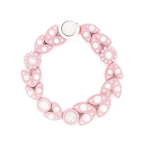 Bottega Veneta Silver Bracelets Women's Pink